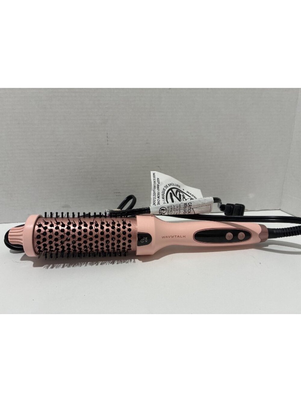 Wavytalk Blowout Boost ionic thermal brush pink finish heated ceramic bristles